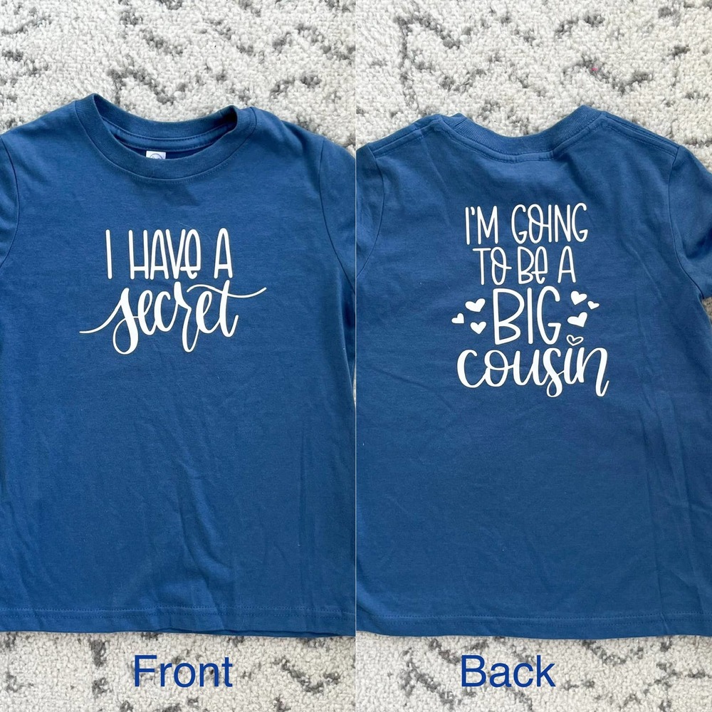 Toddler Pregnancy Announcement Shirt